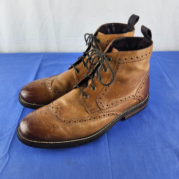 Men's Nunn Bush Odell Wingtip Lace Up Chukka Boot Size 11M - Picture 2 of 7
